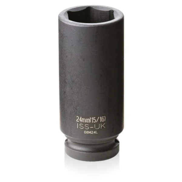 1/2 Inch Square Drive Deep Impact Socket 6Pt