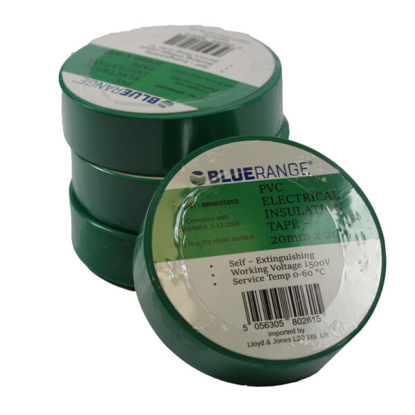 PVC Electrical Insulation Tape Green