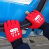 SKYTEC Beta 1 Red Gloves (General Handling) inuse