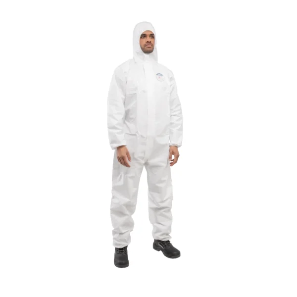Disposable polypropylene Coverall White Type 5/6