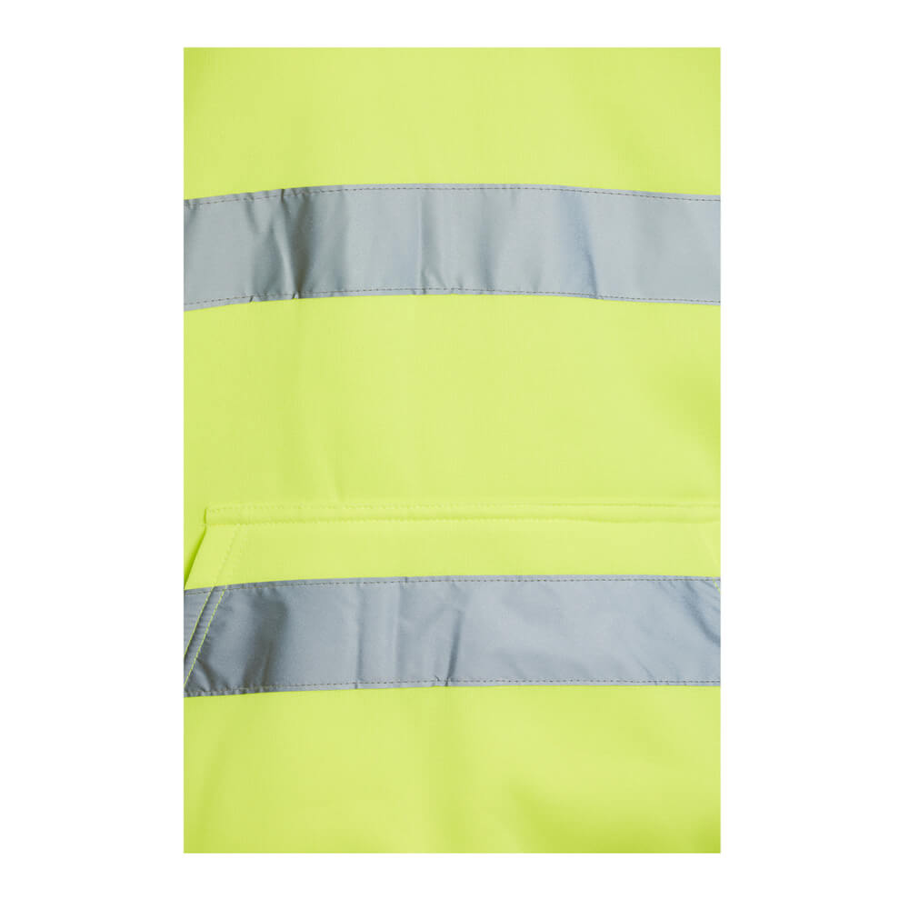 Hi-Vis Yellow Hoodie EN20471 Class 3 strip
