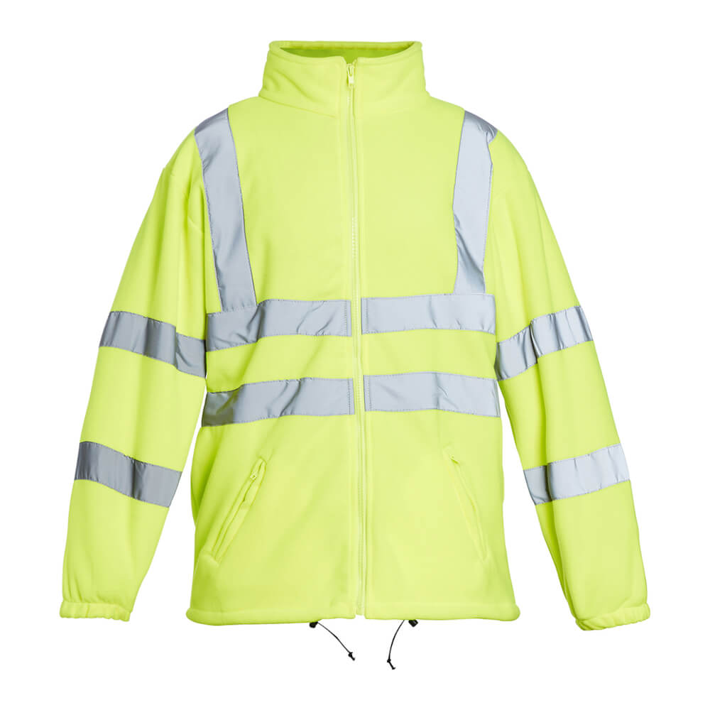 Hi-Vis Fleece Jacket Yellow EN20471 Class 3