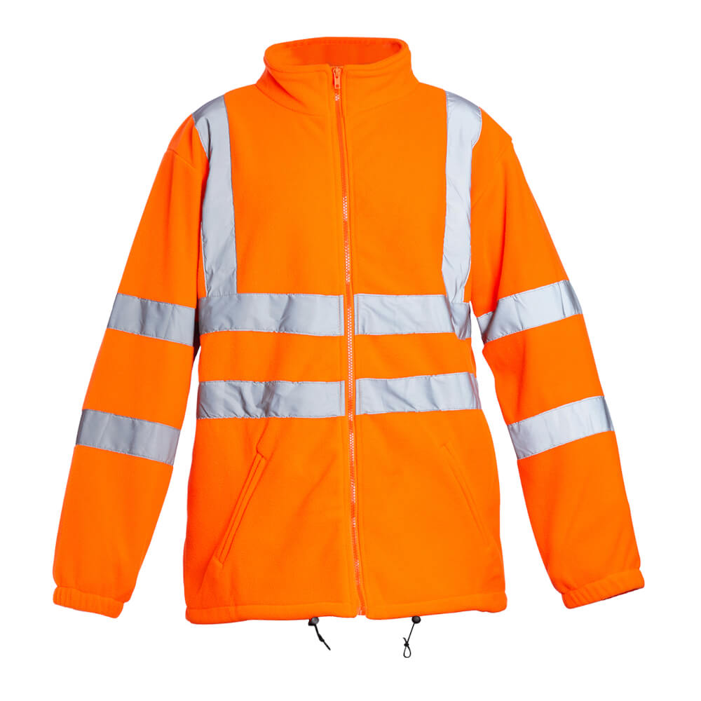 Hi-Vis Fleece Jacket Orange EN20471 Class 3