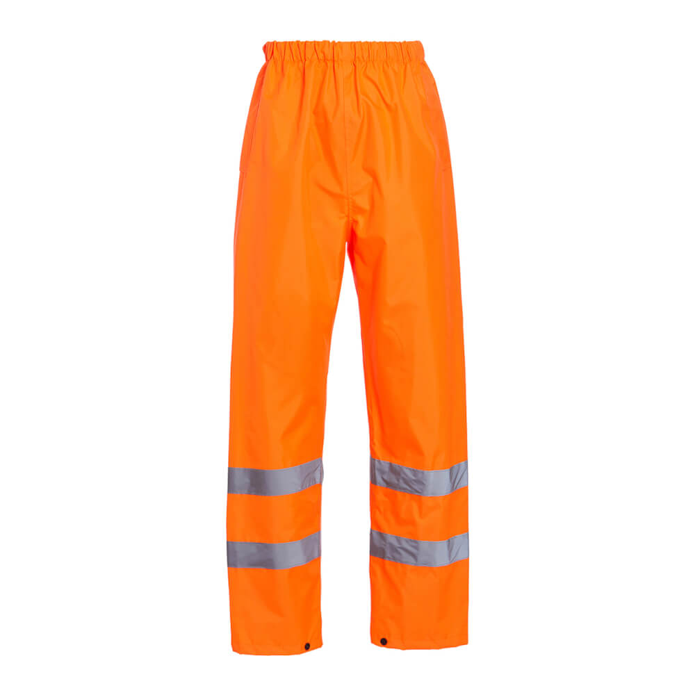 Hi-Vis Waterproof Over Trouser Orange EN20471 Class 1