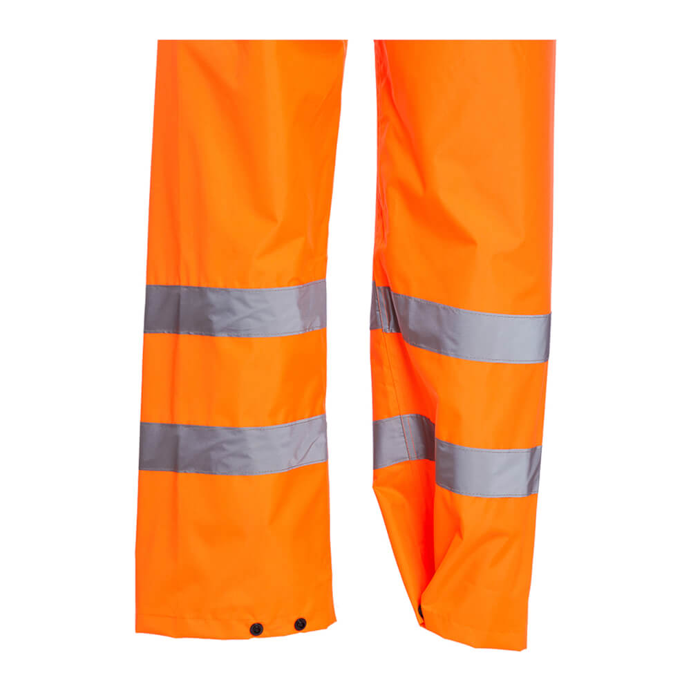 Hi-Vis Waterproof Over Trouser Orange EN20471 Class 1 - leg