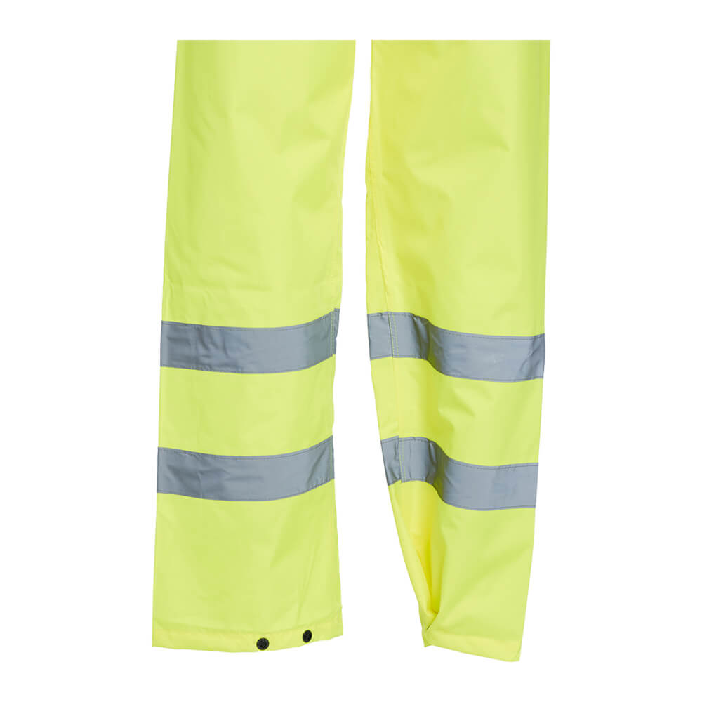 Hi-Vis Waterproof Over Trouser Yellow EN20471 Class 1 - legs