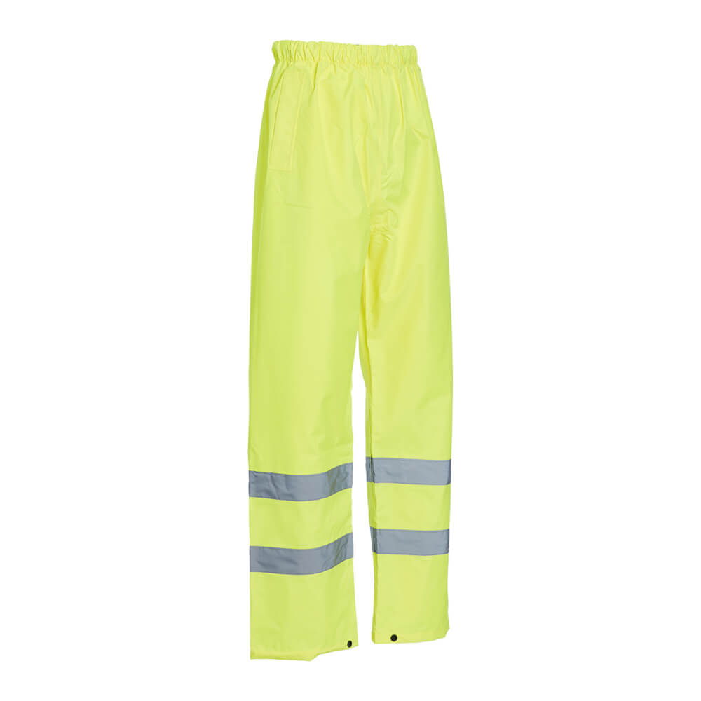 Hi-Vis Waterproof Over Trouser Yellow EN20471 Class 1 - quarter