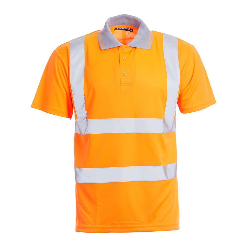 Hi-Vis Polo Shirt Orange EN20471 Class 2