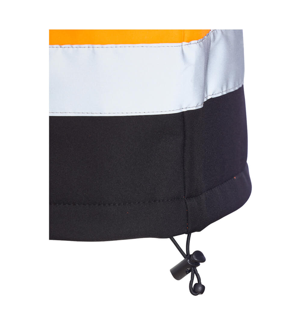 Hi-Vis Soft Shell Jacket Orange EN20471 Class 3 toggle