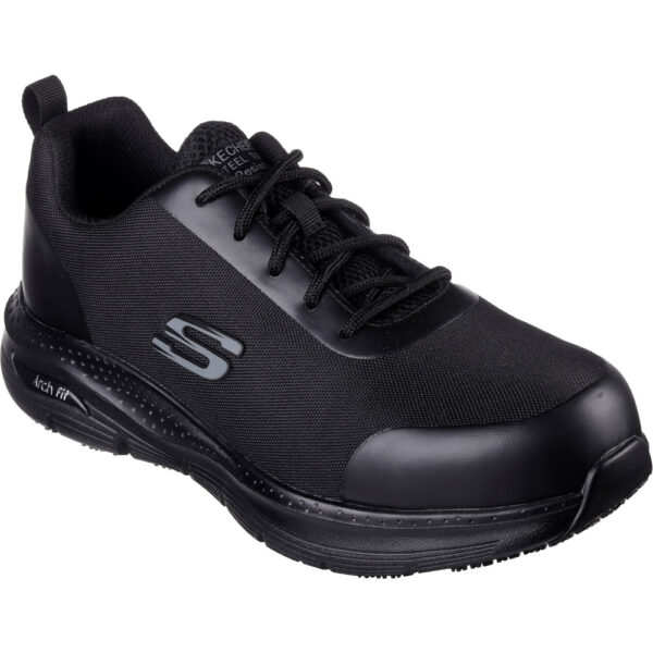 Skechers Arch Fit SR Ringstap Safety Trainers - Slip-Resistant Work Shoes UK