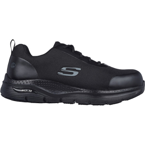 Skechers Arch Fit SR Ringstap Safety Trainers - Slip-Resistant Work Shoes UK - side 1