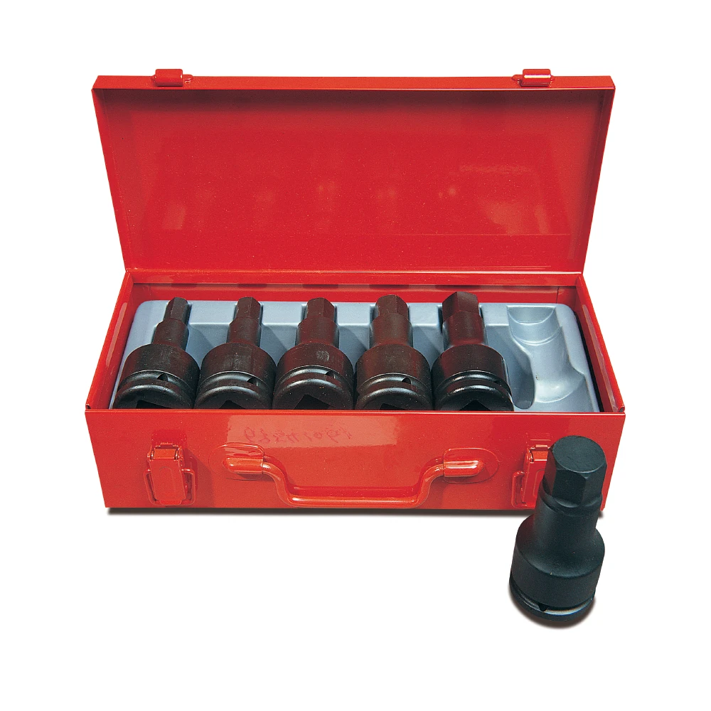 3/4 Square Drive Impact Male Hex Drive Set Metric 6 Piece - SET12MHDM