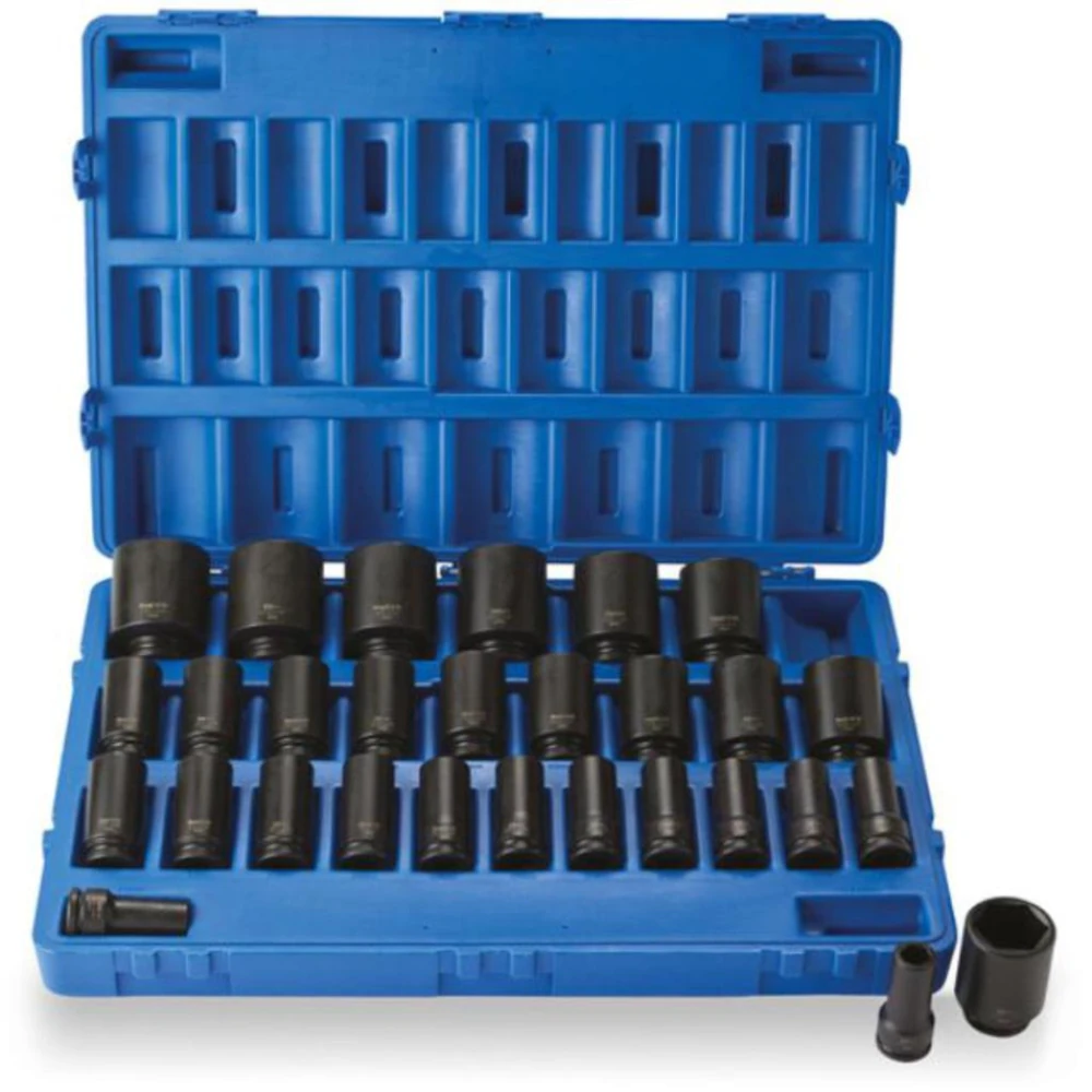 3/4 Square Drive Impact Socket Set - 19mm to 65mm - SET12MMS29