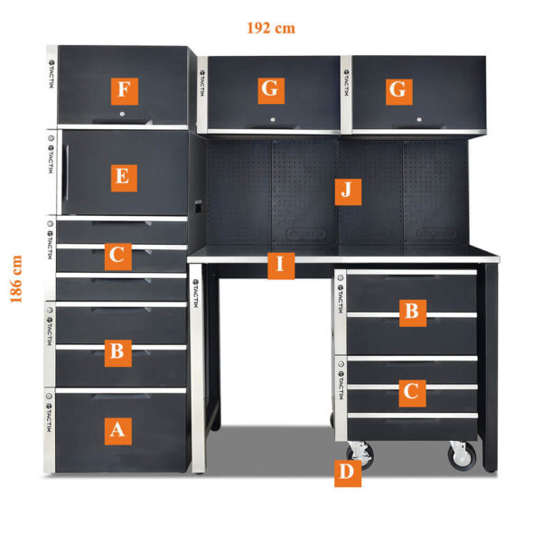 Modular Storage workshop Garage Kit B Bits