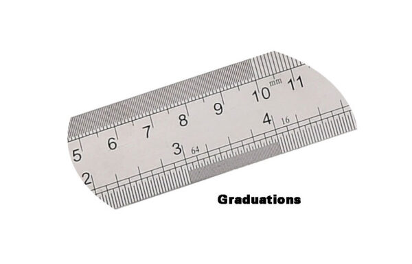 Rule Stainless Steel graduations