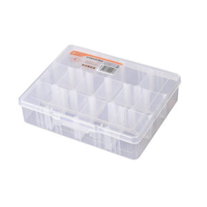 TACTIX 14 COMPARTMENT CLEAR ORGANISER STORAGE BOX
