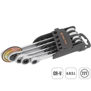 5PC RATCHET SPANNER / WRENCH SET