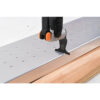 TAC437045 TACTIX WOOD/METAL/PLASTIC PLUNGE MULTI SAW BLADE 65x40mm IN USE 1