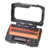 TAC455873 TACTIX 11 PIECE HEX IMPACT BIT SCREWDRIVER SET TORX 25mm LONG