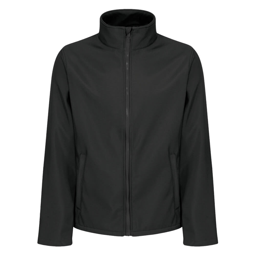 Softshell Fleece Jacket Black - Style TRA628 Ablaze
