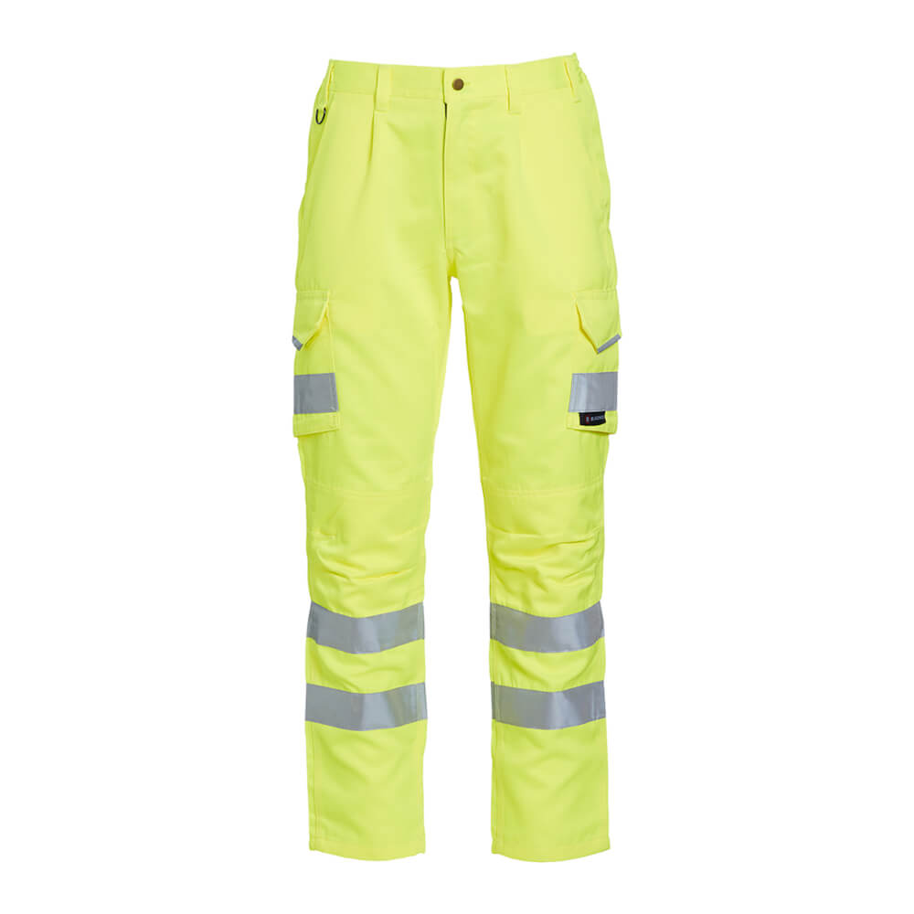 Hi-Vis Combat Trousers (Reg Leg) Yellow EN20471 Class 1