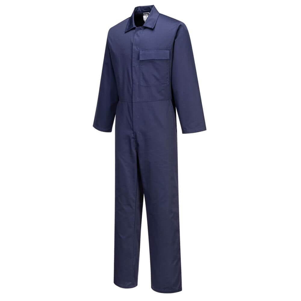 Poly Cotton Coverall (Navy, Regular Leg)